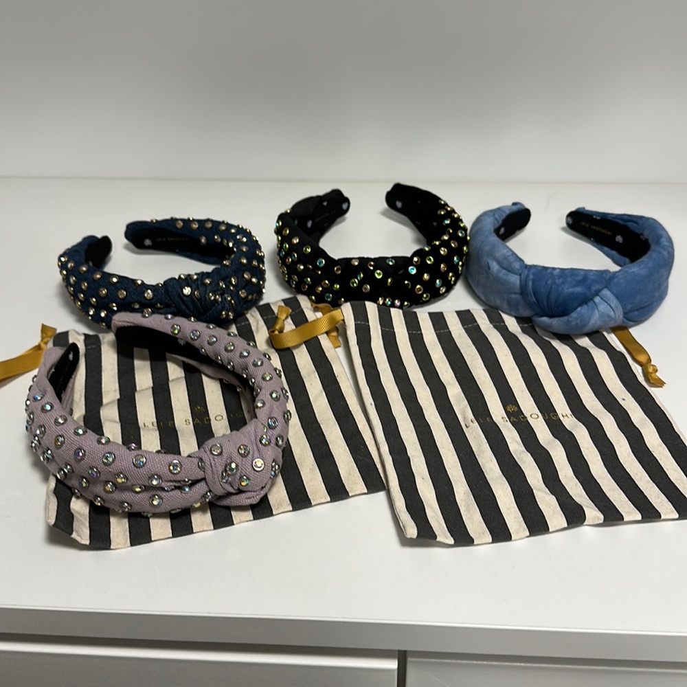 Lele Sadoughi headbands. All barely worn. $70 each! Can buy all for $250